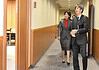 総務副大臣としての初登庁と交代式への出席