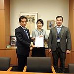 山梨県宅建政治連盟の皆様による税制改正・土地住宅政策に関する要望