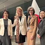 在日カナダ大使館における新旧首席公使歓送迎会とWPSを含む意見交換