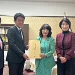 自民党浄化槽推進議員連盟による決議の取りまとめと片山財務大臣への申し入れ