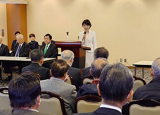 山梨県第二選挙区支部衆議院総選挙選対本部解散式と自民党山梨県連総合選対解散式