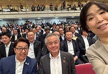 【全国高速道路建設協議会第62回総会】の冒頭に伺い、山梨県の出席者にご挨拶