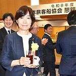【日本旅客船協会・日本定航保全】懇親パーティー出席、離島航路など地域の暮らしを支える旅客船