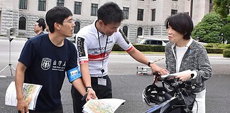 【自転車活用推進議員連盟】3年ぶりの「青空総会」に出席