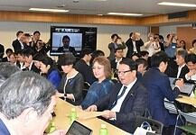 自民党地域未来戦略本部内の「郵便局や診療車を活用したオンライン診療促進PT」に出席