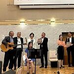 首都圏で暮らす山梨ゆかりの皆さまの集いに参加、祝日は地元でご挨拶回りや地域団体の節目となる式典に出席