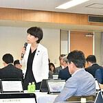 【南海トラフ地震・富士山噴火対策検討委員会】に出席、藤井敏嗣所長から富士山噴火による首都圏への影響を伺う