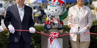 道の駅どうしに「ななりんオートバイ神社」が建立され鎮座式、ライダーの交通安全を見守るモニュメント