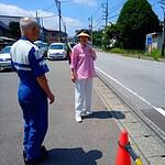 鳴沢村の国道139号沿いのご相談を受け国土交通省に舗装面の補修を要請、振動はほとんど気にならない程度まで改善
