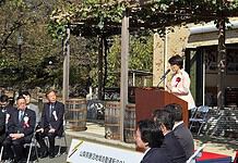「自動運転タクシー実証走行事業」の出発式に出席、甲州市勝沼地域で未来の地域交通に向けた新たな挑戦